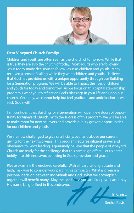 Pastor Letter